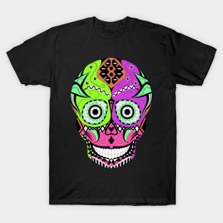 nerd sugar skull ecopop T-Shirt